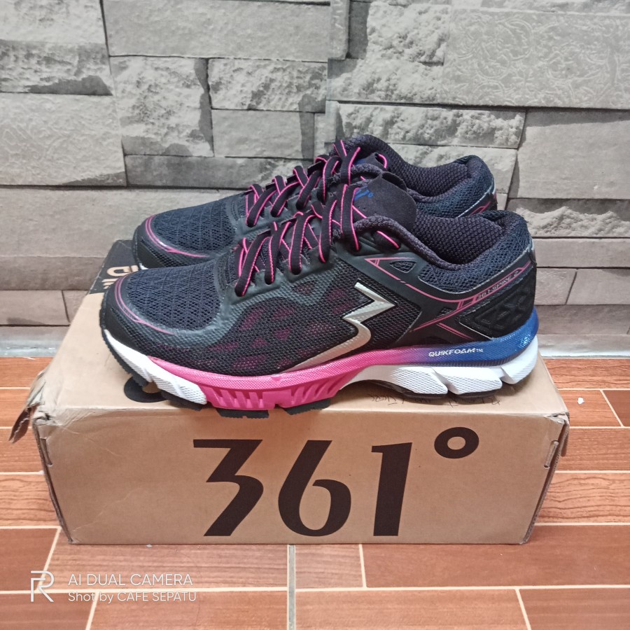 BAYAR DI TEMPAT  SEPATU WANITA 361 DEGREE TYPE W581934418-1I UNTUK OLAHRAGA SENAM GYM YOGA AEROBIK A