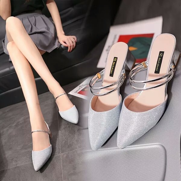 Sepatu Dari Karin high heels wanita tinggi 5cm cantik nyaman digunakan KR-HL0006