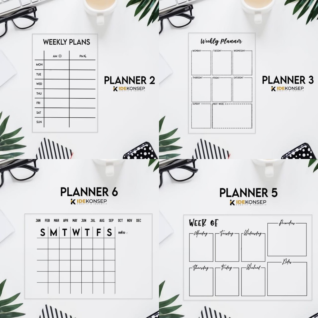 

Acrylic Planner Custom Acrilic Planner Monthly Weekly Planner Acrylic Planner Board FREE SPIDOL