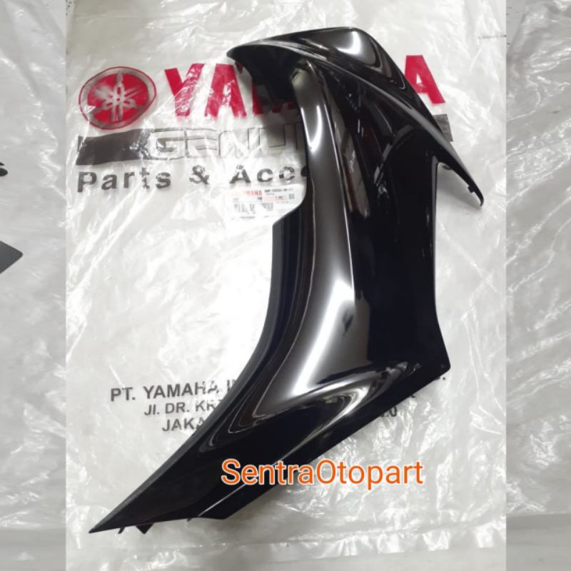 Sayap legsil legshield luar kiri aerox new 2021 hitam black original ygp bbpf835u00p3