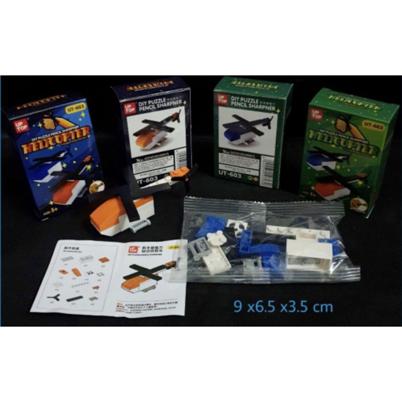 serutan lego animal/sharpener lego animal/rautan bongkar pasang/diy puzzle-3