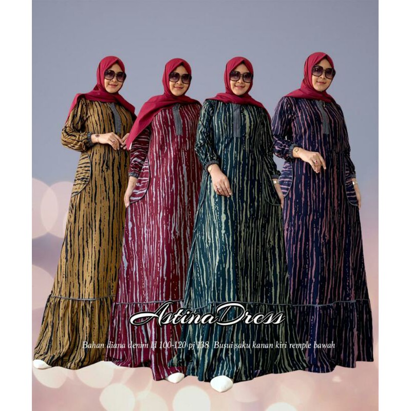 (COD)GAMIS JERSEY TEBAL BUSUI MOTIF MURAH GAMIS WANITA JERSEY SUPER PREMIUM GAMIS DEWASA JERSEY