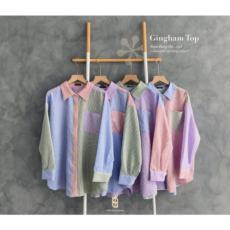 FIX DAPAT GINGHAM TOP BY IYMELSAYSHIJAB (ISH)
