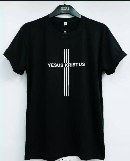 Kaos Rohani SALIP YESUS KRUSTUS UK M. L. XL