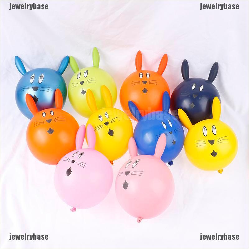 10pcs Balon latex Bentuk Kelinci Ukuran 12 inch Untuk Mainan Anak