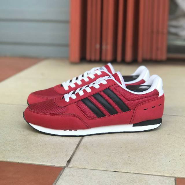 Adidas neo city outlet racer merah