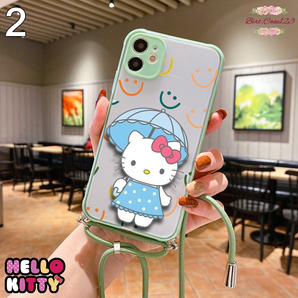Softcase Slingcase Lanyard Choice HELLO KITTY Iphone 6 7 6+ Se 2020 7+ 8 8+ X Xr Xs Max BC4037