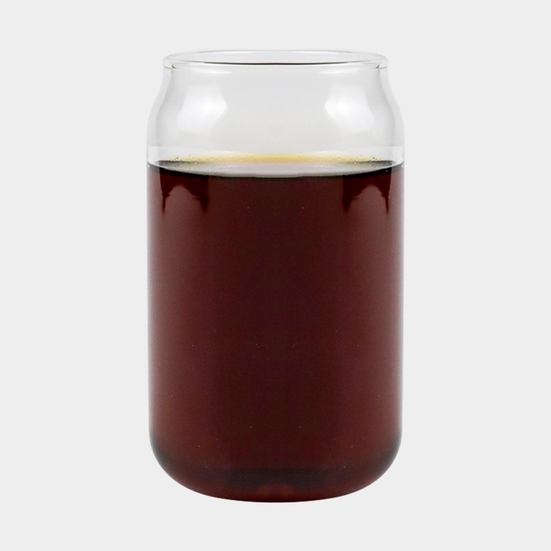 One Two Cups Gelas Minuman Kaleng Can Shape Borosilicate Glass 400ml - CXX186 - Transparent