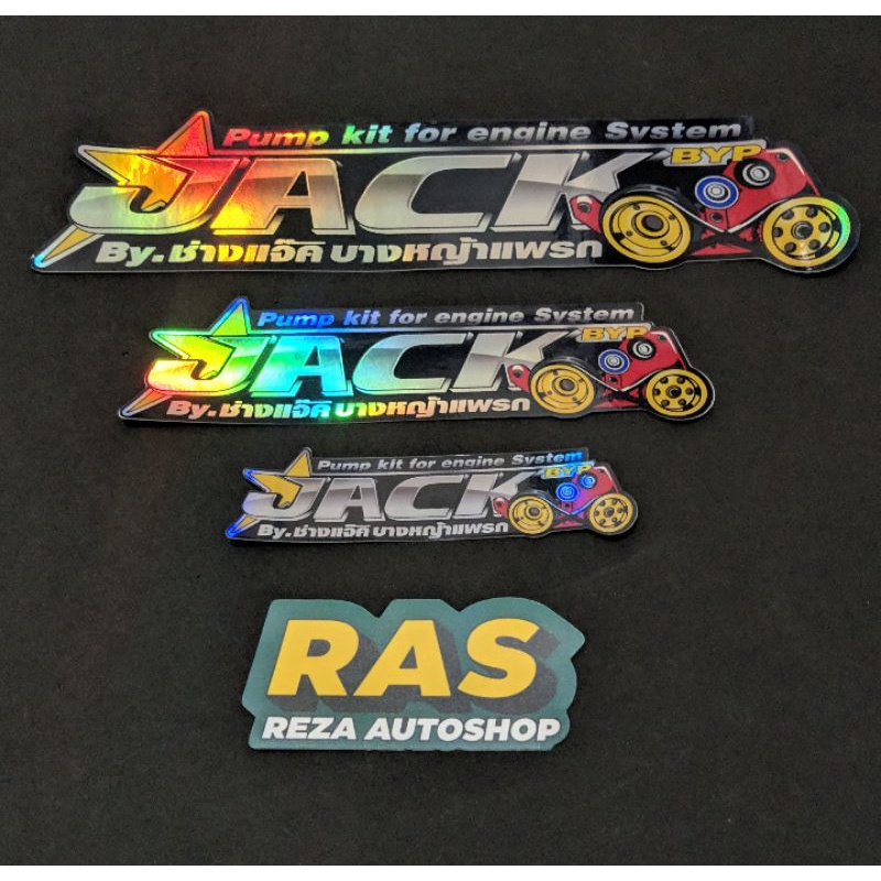 

sticker stiker hologram jack byp garage diesel