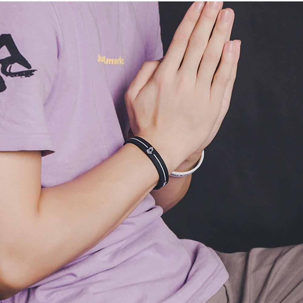 Suyo Serenity Gelang Sholat Unisex Perhiasan Pesta Karet Bangle