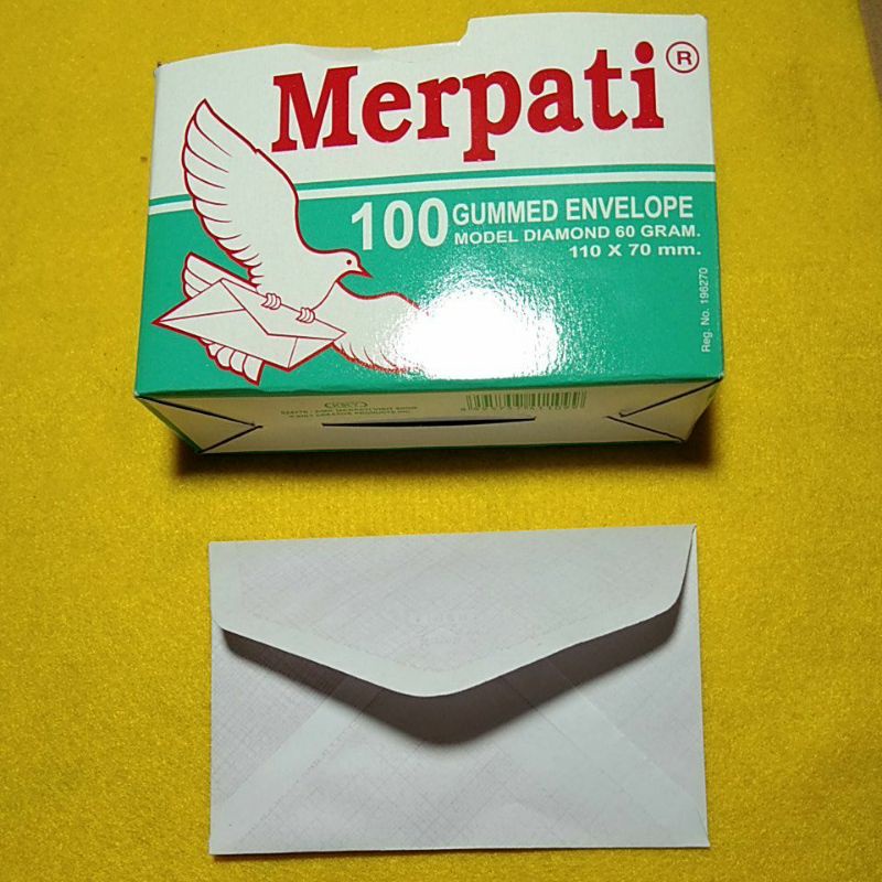 

AMPLOP / Envelope ukuran kecil + Lem