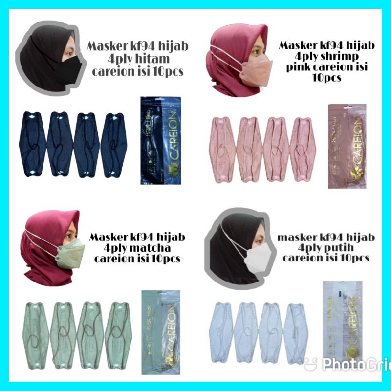Masker KF94 Hijab Careion
