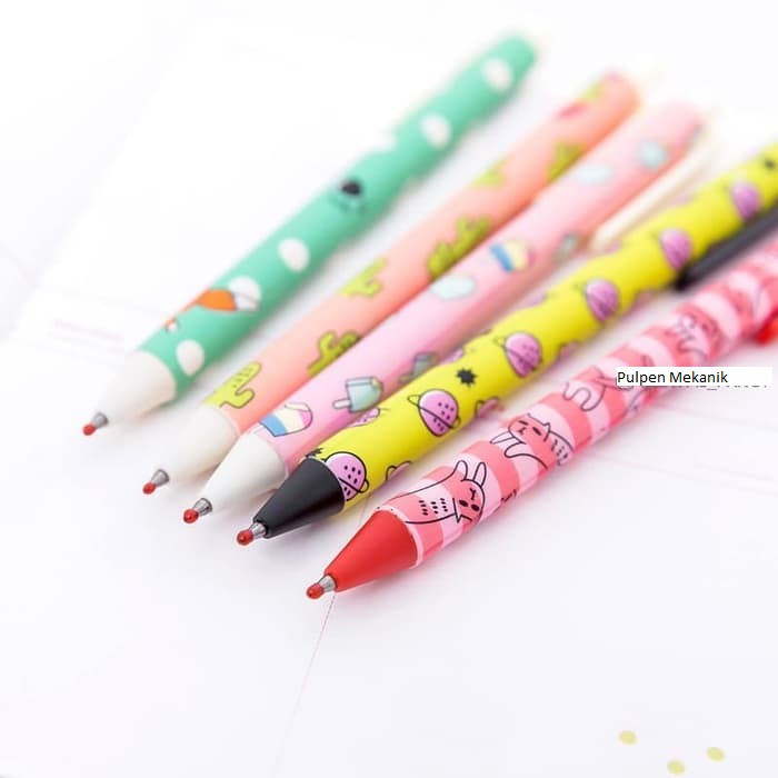

SEMIKO JP40 Pulpen Mekanik Alat Tulis Pen Pena Bolpoin Ballpoint Karakter Unik Lucu Imut