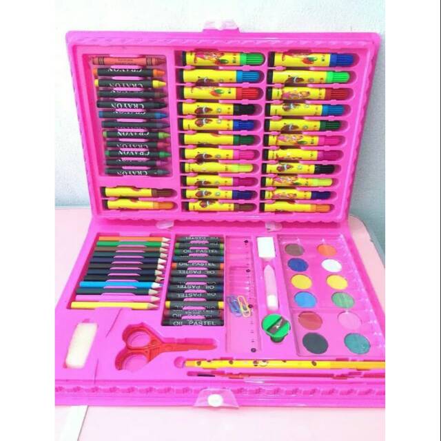 

TM. Crayon set / Crayon colour 86 pc ( Free bubble wrap dan paking dus )