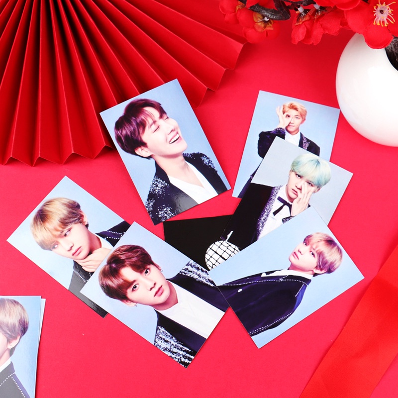 6pcs Kartu Lomo Foto Kpop BTS Bangtan Boys WINGS TOUR FINAL Lomo Untuk Hadiah Army