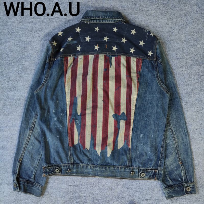 Who a.au denim jacket L