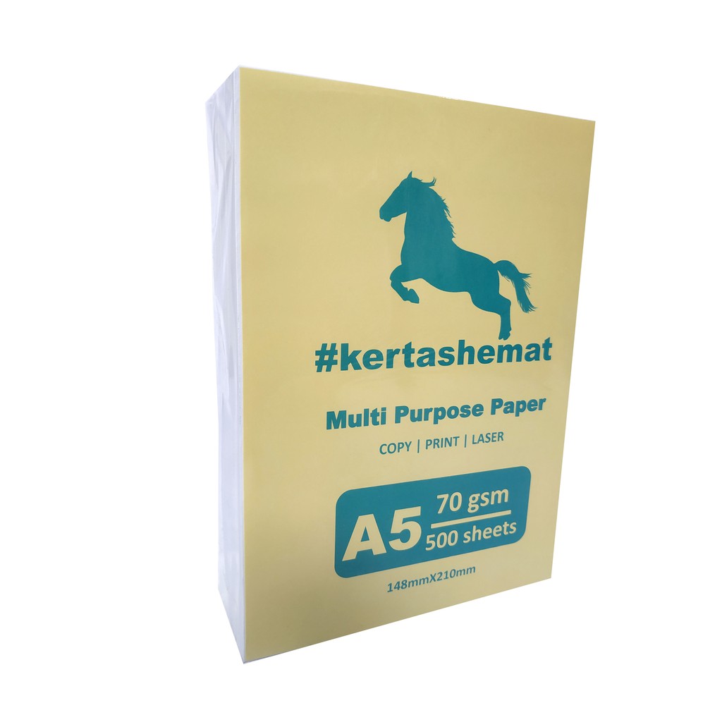 

Kertas HVS - A5 - 70 gram - Putih
