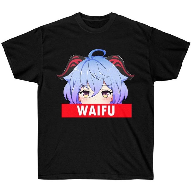 Tshirt Genshin Impact Ganyu as Waifu Kawaii Girl Character Game