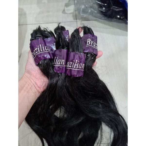 Hair Extension 60cm Rambut Asli