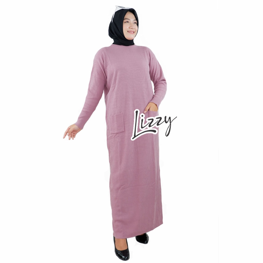 Lizzy - LONG DRESS BOXY POCKET PREMIUM