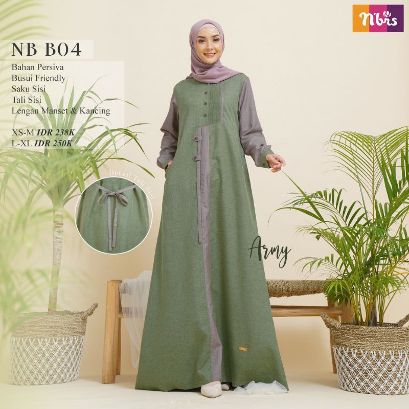 GAMIS NIBRAS NB B04 PINK-OLIVE-ARMY