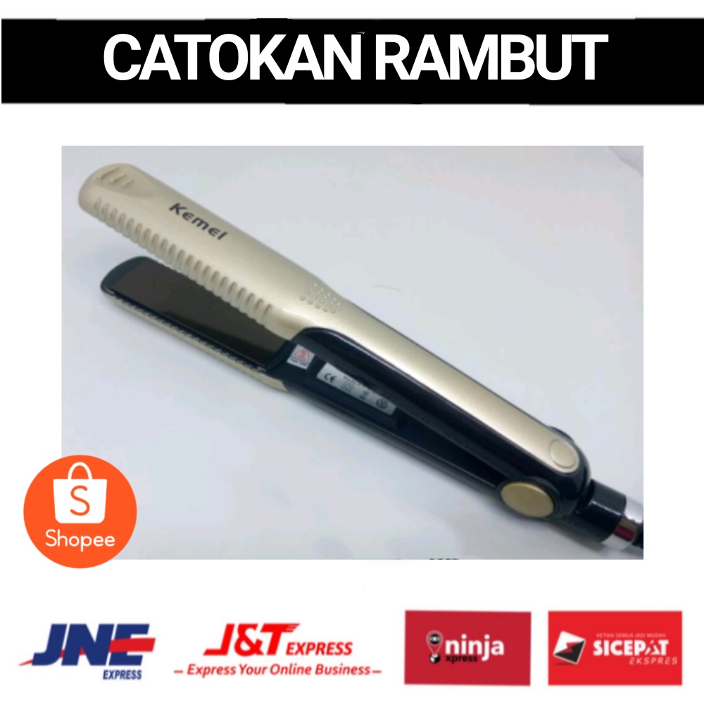 Catokan KEMEI KM 9939 Catok rambut Lurus temperatur suhu ionic KM9939 TERBARU