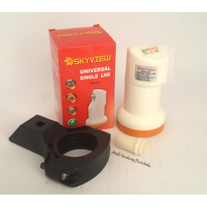 LNB Ku Lgsat Offset premium Single Out + bracket