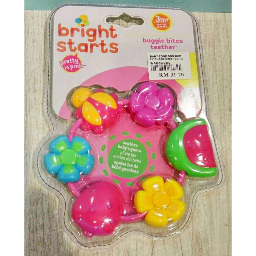 BRIGHT STARTS BUGGIE BITES TEETHER/GIGITAN BAYI