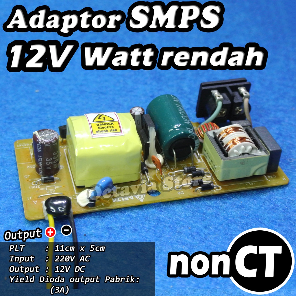 SMPS 12V Watt Rendah