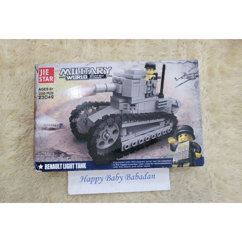 Mainan Lego Military World Tank Tentara