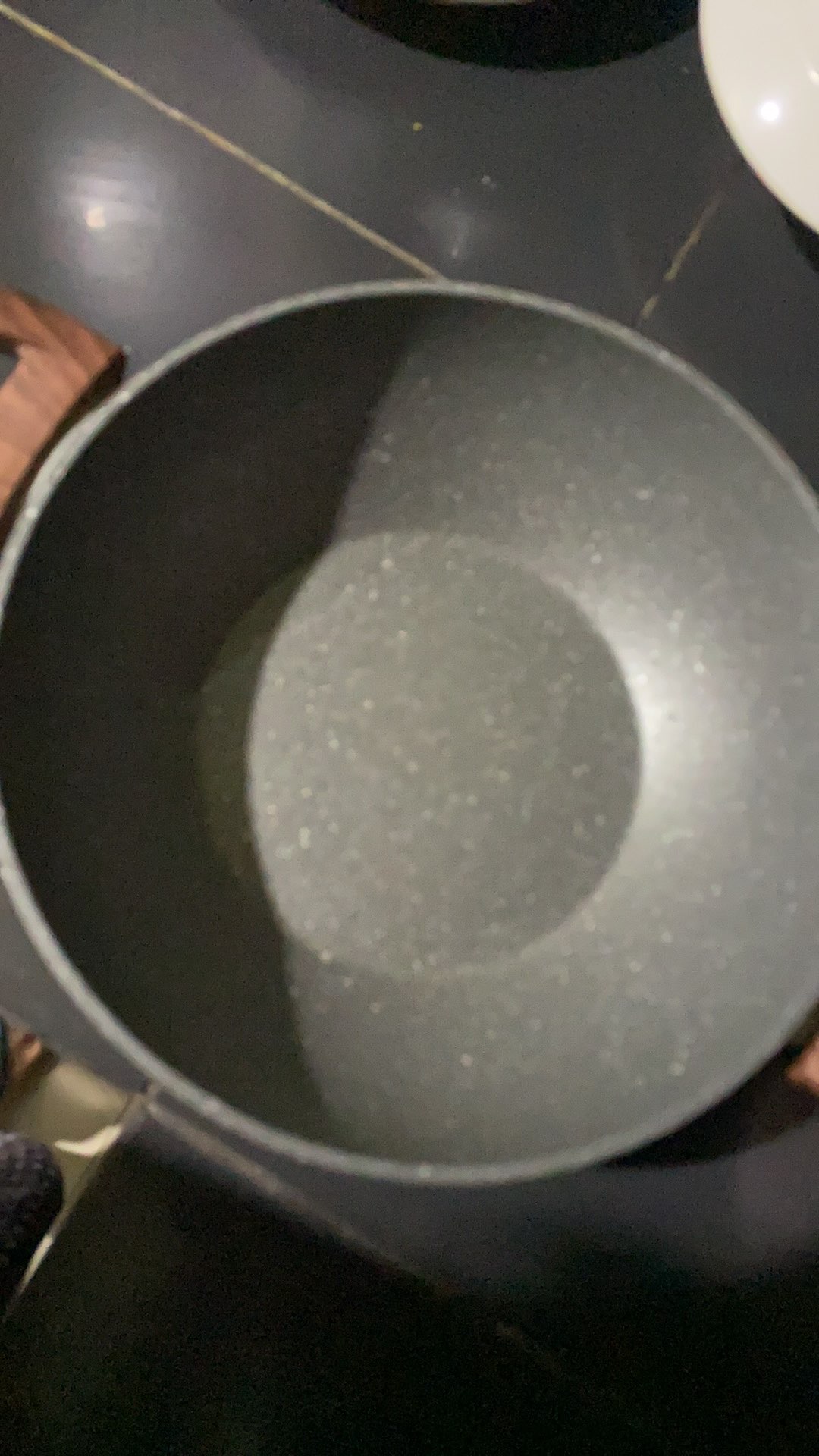 Cypruz Kuali 24cm 24 Cm Wajan Marble Granit Coating Series Ceramic Plus Tutup Kaca Ki0647 Ki 0647