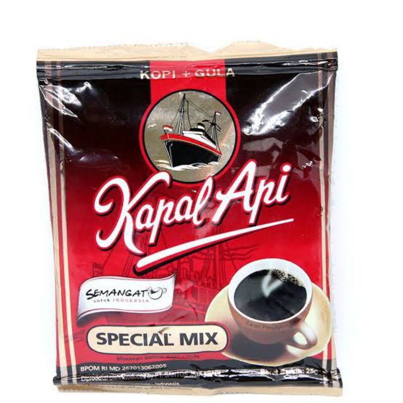 

Kopi Kapal Api Special Mix / Kopi plus Gula 25g Termurah Bisa Cod