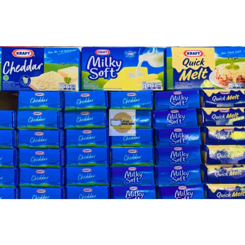 Jual Kraft Keju Cheddar/ Milky Soft / Quick Melt | Shopee Indonesia