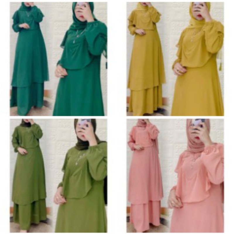 Gamis Malaysia Rempel Dada