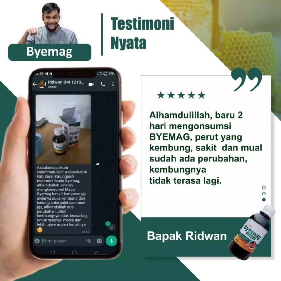 

Madu Byemag Obat Herbal Maag Kronis Nyeri ulu Hati Akut Bye Maag 280gr