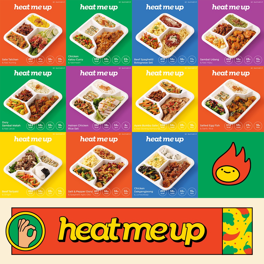 

Heat Me Up READY TO EAT | Healthy Frozen Bento Meal Set
