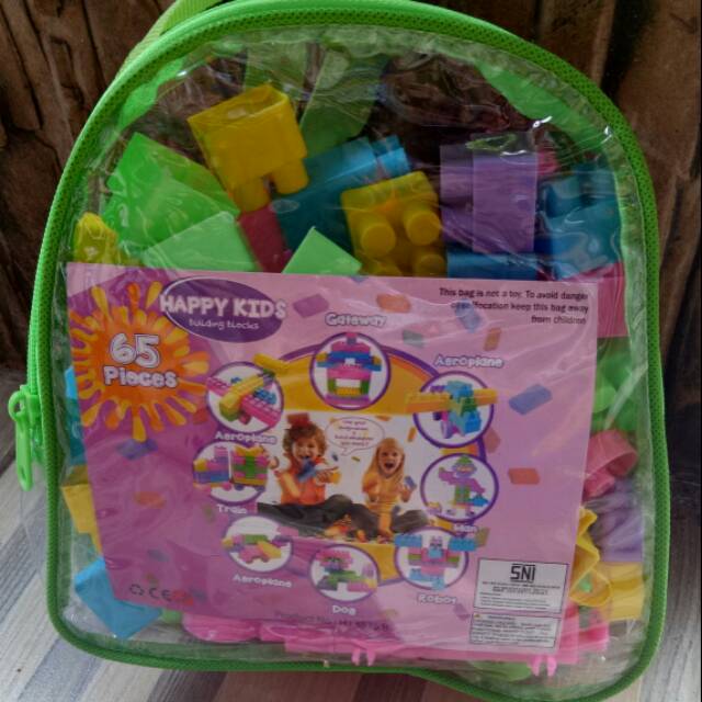 Mainan Tas Lego Block - Lego Block Besar
