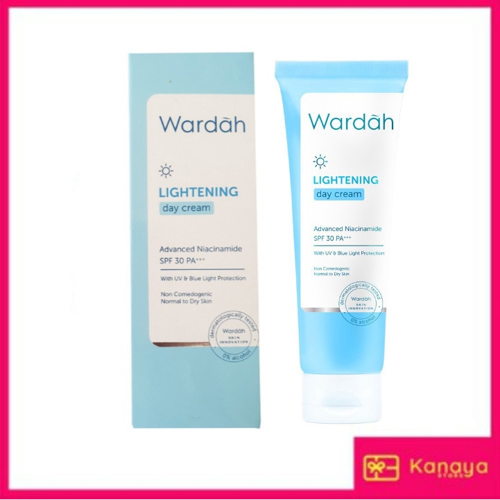 (BISA COD) Wardah Lightening Day Cream 20 ml Tube (Ukuran Kecil)