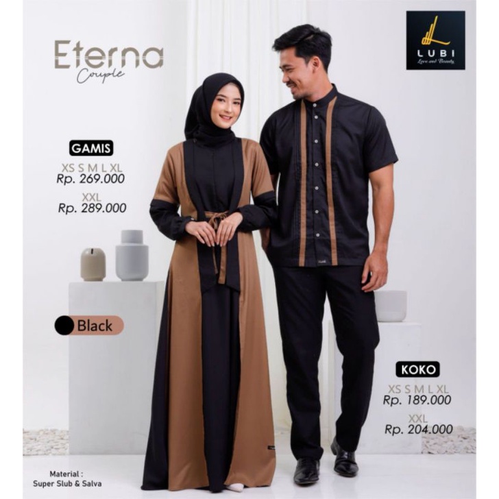 Lubi Couple Eterna Lubi Eterna Couple Gamis Terbaru Koko Terbaru