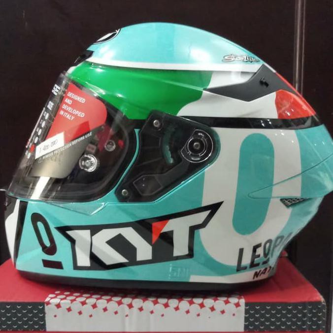 helm fullface KYT TT Course Dalla Porta Leopard