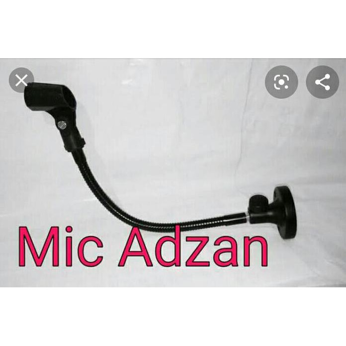 Stand Mic Shalat Adzan Masjid Standing Microphone Tempel Dinding