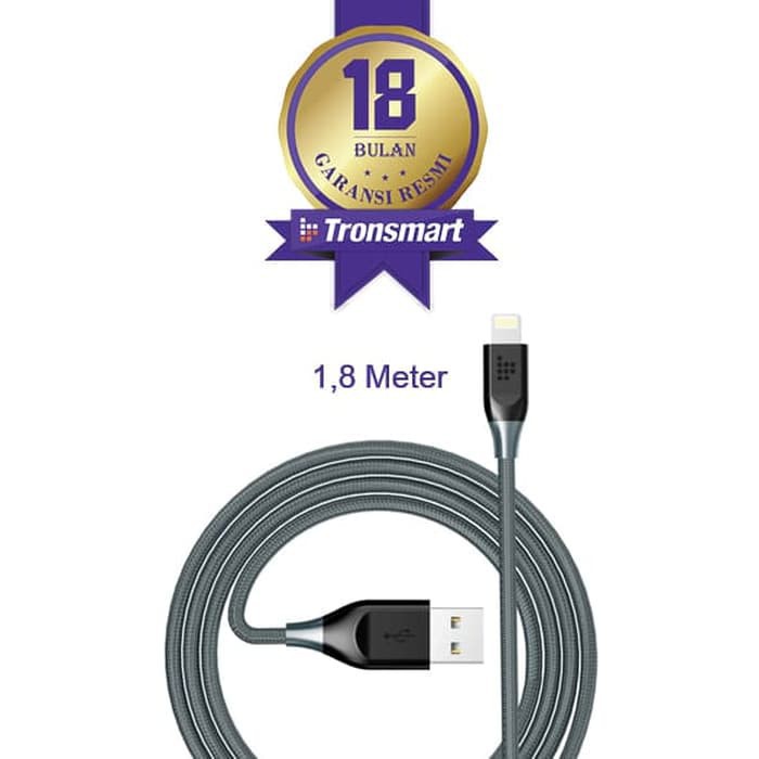 Tronsmart 19AWG Double Braided Lightning Cable 1.8M(6ft) [LEP04] G