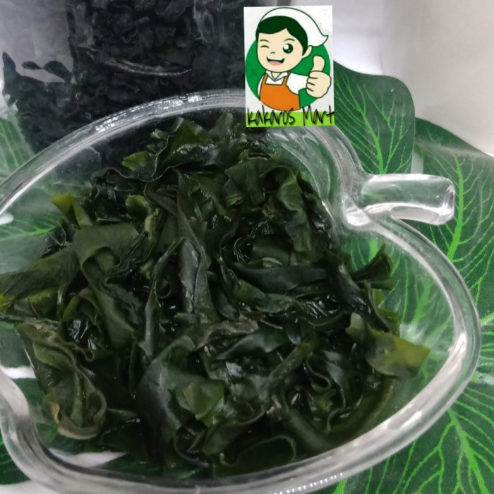 

vd201gf Dry Cut Wakame Rumput Laut Kering 50 Gr Dan 20 Gr Utk Soup Ramen Udon Dscscv