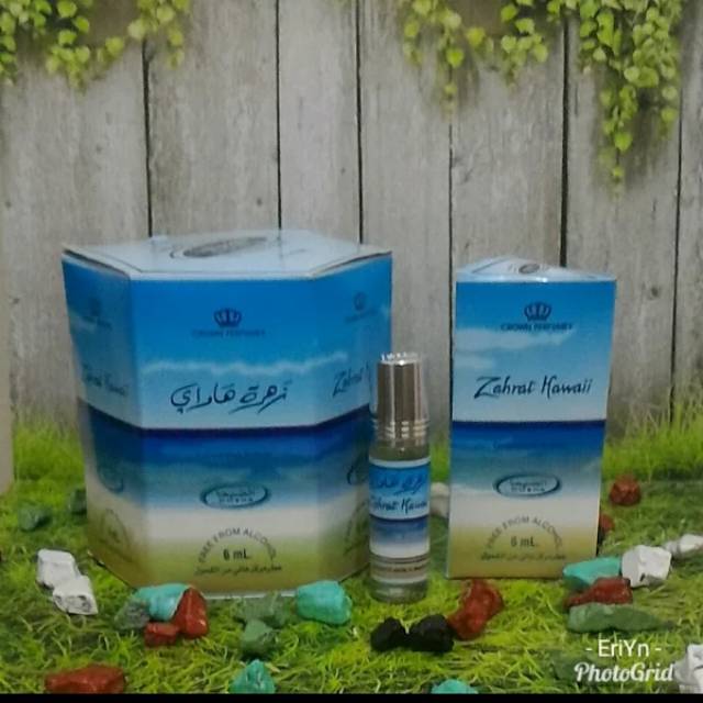 Parfum Arab Zahrat Hawai 6pcs Minyak Wangi Zahrat Hawai Dobha