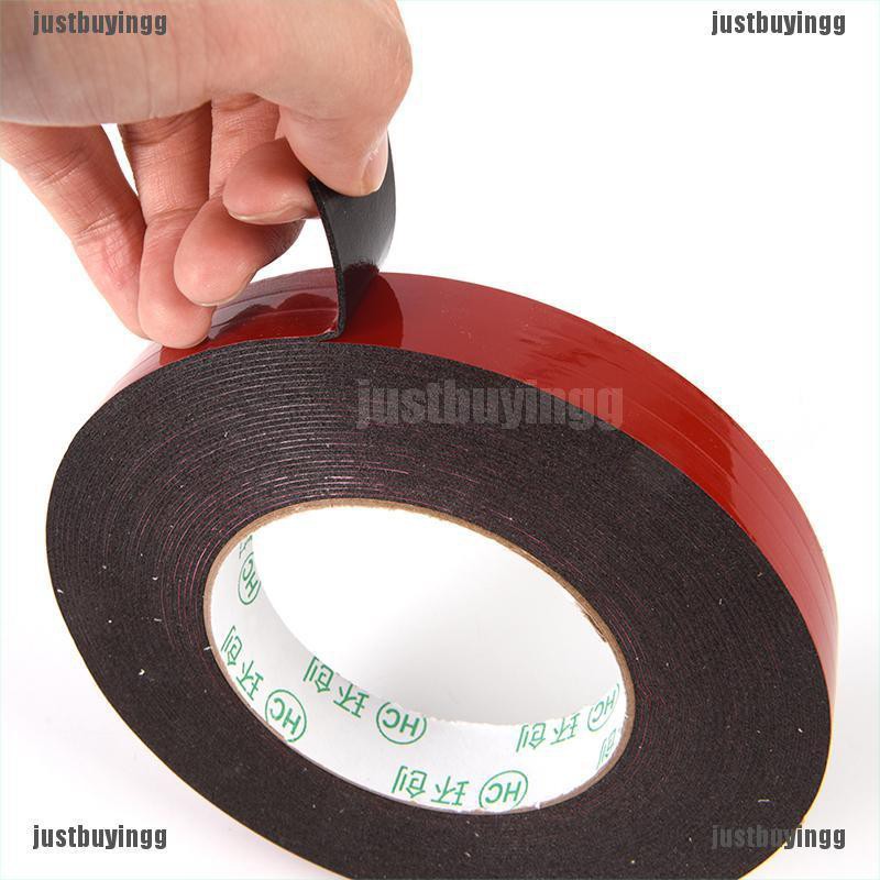 JB✪ 10M Strong Permanent Double-Sided Adhesive Glue Tape Super Sticky With Red Liner