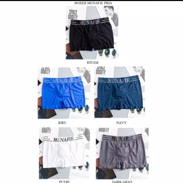 Celana Boxer Pria Munafie Underware Pria Model Boxer