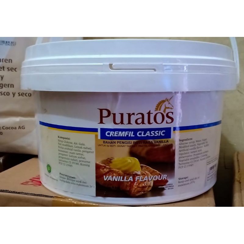 

Selai Vanila / Filling vanila Puratos repack 250gr