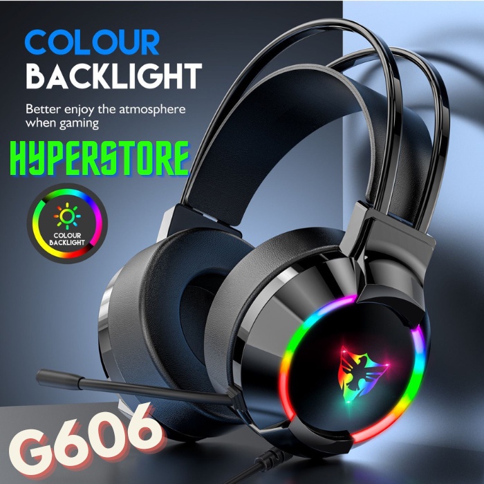 Milang Headset Gaming G606 7.1 Surround Sound Wired RGB Murah