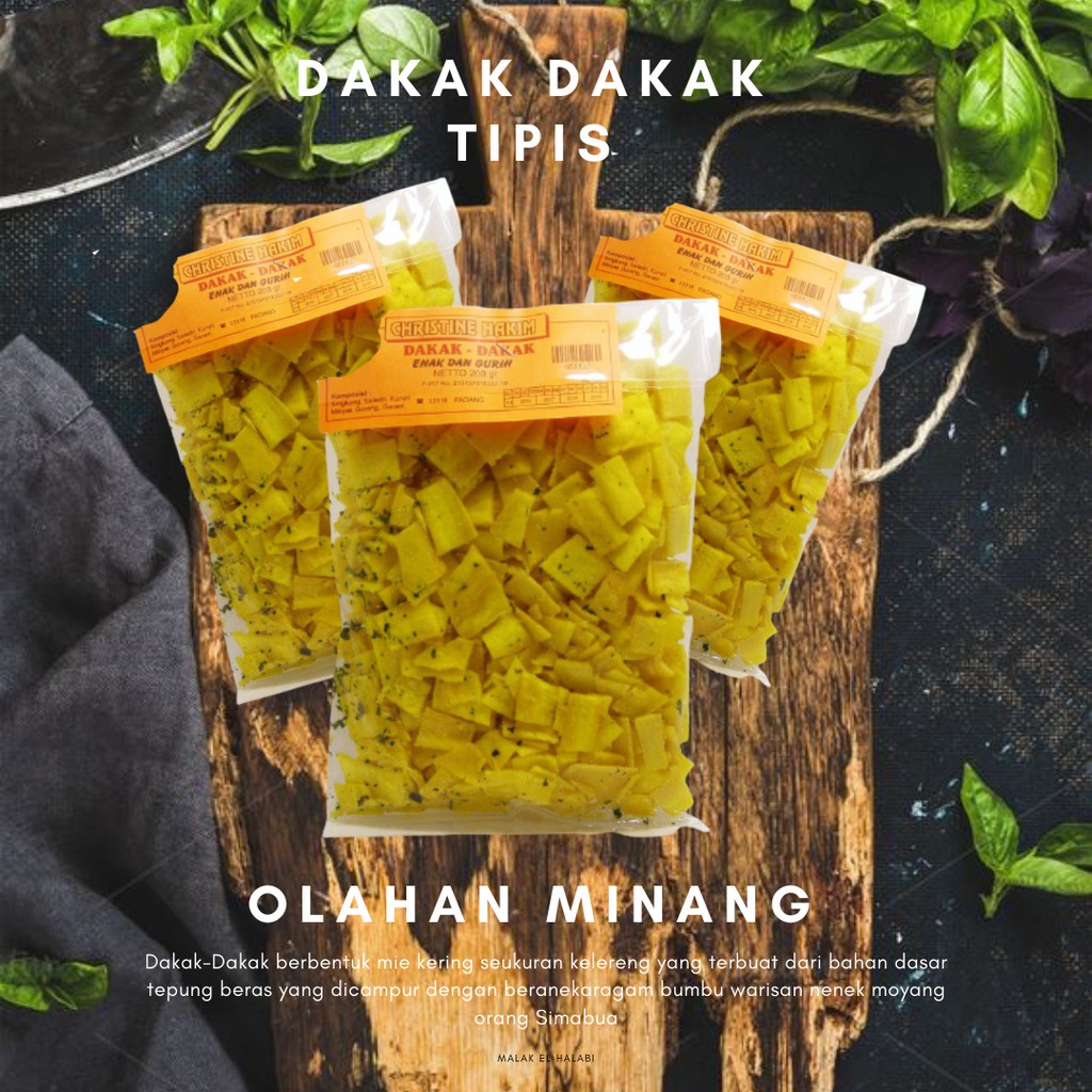 

Dakak Dakak Tipis - Oleh oleh Padang - Snack - Makanan ringan