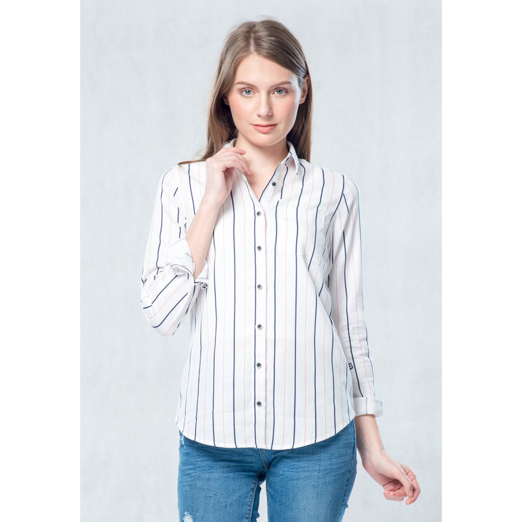 

C2 Korgen White Casual Shirt
